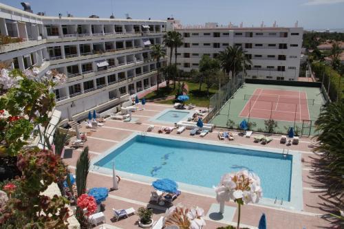 Apartamentos Teneguia Playa del Inglés Exteriör bild